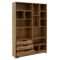 Βιβλιοθήκη Lucinda pakoworld sonoma 120x29.8x180.5εκ Βιβλιοθήκη Lucinda pakoworld sonoma 120x29.8x180.5εκ