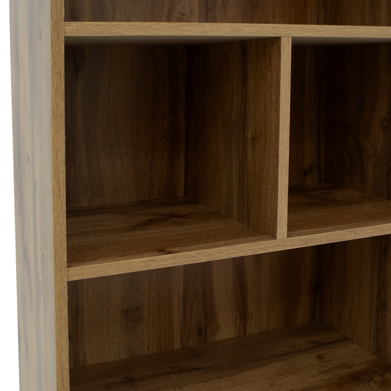 Βιβλιοθήκη Lucinda pakoworld sonoma 120x29.8x180.5εκ Βιβλιοθήκη Lucinda pakoworld sonoma 120x29.8x180.5εκ