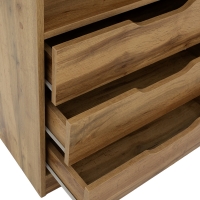 Βιβλιοθήκη Lucinda pakoworld sonoma 120x29.8x180.5εκ Βιβλιοθήκη Lucinda pakoworld sonoma 120x29.8x180.5εκ