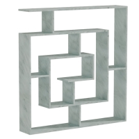 Βιβλιοθήκη Nardy pakoworld λευκό μαρμάρου 125x22x129εκ Βιβλιοθήκη Nardy pakoworld λευκό μαρμάρου 125x22x129εκ
