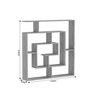 Βιβλιοθήκη Nardy pakoworld λευκό μαρμάρου 125x22x129εκ Βιβλιοθήκη Nardy pakoworld λευκό μαρμάρου 125x22x129εκ