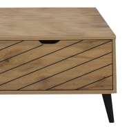 Τραπέζι σαλονιού Thelma pakoworld sonoma μελαμίνης 120x60x41.6εκ Τραπέζι σαλονιού Thelma pakoworld sonoma μελαμίνης 120x60x41.6εκ
