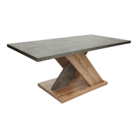 Τραπέζι σαλονιού Solange pakoworld σε γκρι-sonoma απόχρωση 110x55x47.5εκ Τραπέζι σαλονιού Solange pakoworld σε γκρι-sonoma απόχρωση 110x55x47.5εκ