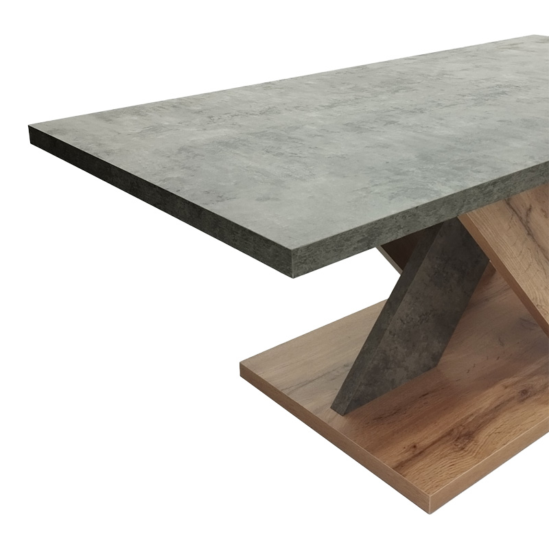 Τραπέζι σαλονιού Solange pakoworld σε γκρι-sonoma απόχρωση 110x55x47.5εκ Τραπέζι σαλονιού Solange pakoworld σε γκρι-sonoma απόχρωση 110x55x47.5εκ