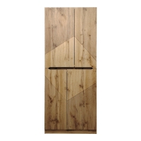 Παπουτσοθήκη-ντουλάπι Kebell pakoworld σε oak απόχρωση 71x41.5x180.4εκ Παπουτσοθήκη-ντουλάπι Kebell pakoworld σε oak απόχρωση 71x41.5x180.4εκ