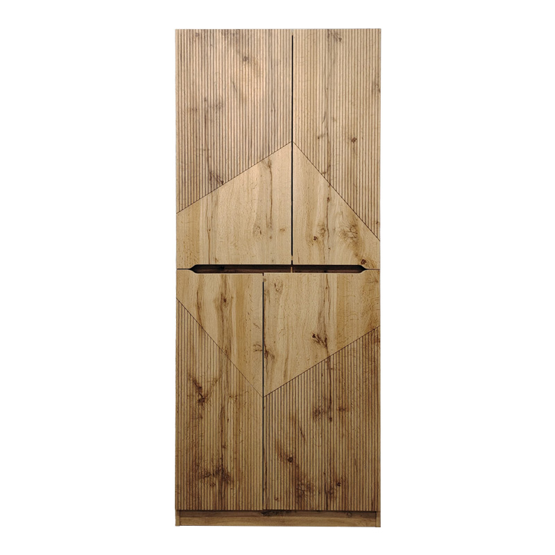 Παπουτσοθήκη-ντουλάπι Kebell pakoworld σε oak απόχρωση 71x41.5x180.4εκ Παπουτσοθήκη-ντουλάπι Kebell pakoworld σε oak απόχρωση 71x41.5x180.4εκ