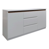 Μπουφές Chiemo pakoworld λευκό 160x40x93.6εκ