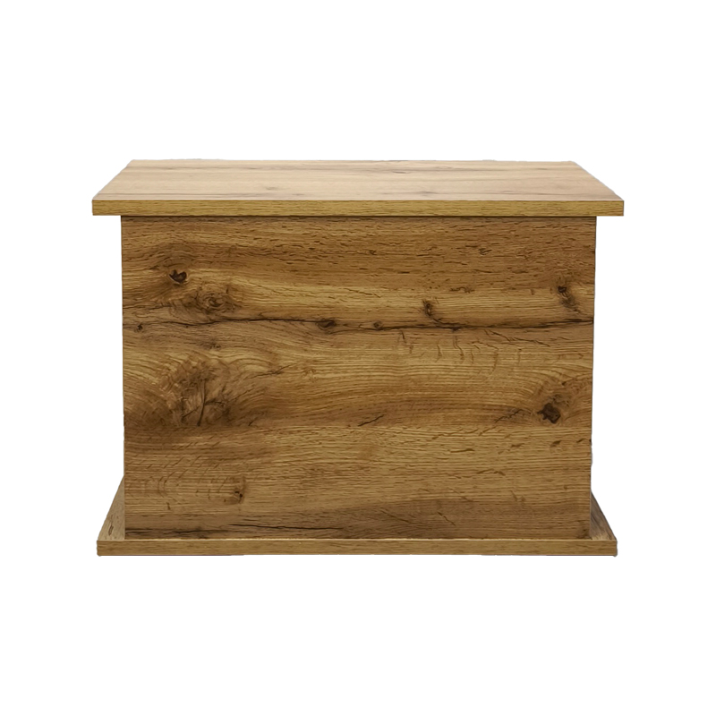 Τραπέζι σαλονιού Nuvele pakoworld sonoma-λευκό 90x50x35εκ