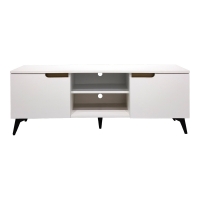 Έπιπλο τηλεόρασης Kemvio pakoworld  sonoma-λευκό 150x38x44εκ