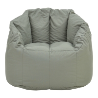 Πολυθρόνα Kerlon pakoworld αδιάβροχο σε γκρι απόχρωση Φ80x65εκ