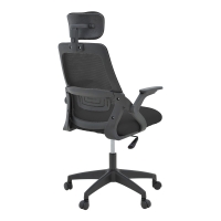 Καρέκλα γραφείου Peja pakoworld mesh ύφασμα μαύρο 58x60x107-117εκ Καρέκλα γραφείου Peja pakoworld mesh ύφασμα μαύρο 58x60x107-117εκ