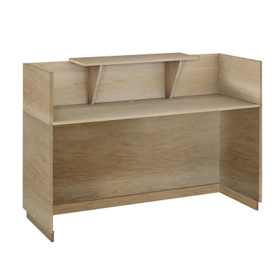 Γραφείο reception Lotus pakoworld σε χρώμα φυσικό 200x70x110εκ