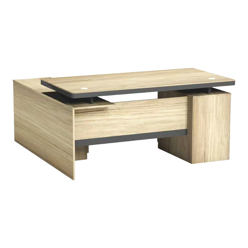 Γραφείο επαγγελματικό Lotus pakoworld με δεξιά γωνία σε φυσική-ανθρακί απόχρωση 200x160x76εκ Γραφείο επαγγελματικό Lotus pakoworld με δεξιά γωνία σε φυσική-ανθρακί απόχρωση 200x160x76εκ