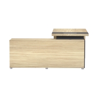 Γραφείο επαγγελματικό Lotus pakoworld με δεξιά γωνία σε φυσική-ανθρακί απόχρωση 160x160x75εκ Γραφείο επαγγελματικό Lotus pakoworld με δεξιά γωνία σε φυσική-ανθρακί απόχρωση 160x160x75εκ