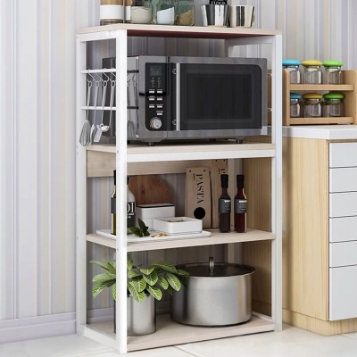 Ραφιέρα επιδαπέδια Wille pakoworld μέταλλο λευκό-φυσικό 50x30x99εκ Ραφιέρα επιδαπέδια Wille pakoworld μέταλλο λευκό-φυσικό 50x30x99εκ