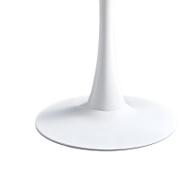 Τραπέζι Elijah pakoworld λευκό Φ60x74cm Τραπέζι Elijah pakoworld λευκό Φ60x74cm