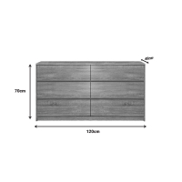 Συρταριέρα Kuanger pakoworld mdf σε φυσική απόχρωση 120x40x70εκ Συρταριέρα Kuanger pakoworld mdf σε φυσική απόχρωση 120x40x70εκ
