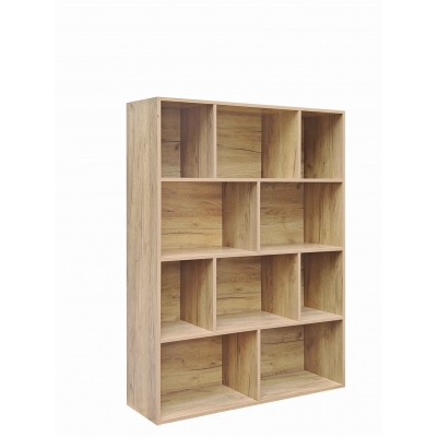 Βιβλιοθήκη Evergin pakoworld mdf σε oak απόχρωση 100x30x135εκ Βιβλιοθήκη Evergin pakoworld mdf σε oak απόχρωση 100x30x135εκ