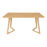 Τραπέζι Pendra pakoworld mdf επιφάνεια με πόδι ξύλο μασίφ σε sonoma απόχρωση 150x80x75εκ Τραπέζι Pendra pakoworld mdf επιφάνεια με πόδι ξύλο μασίφ σε sonoma απόχρωση 150x80x75εκ