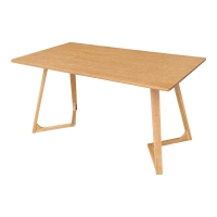 Τραπέζι Pendra pakoworld mdf επιφάνεια με πόδι ξύλο μασίφ σε sonoma απόχρωση 150x80x75εκ Τραπέζι Pendra pakoworld mdf επιφάνεια με πόδι ξύλο μασίφ σε sonoma απόχρωση 150x80x75εκ