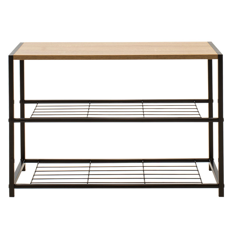 Παπουτσοθήκη Ramon pakoworld 6 ζευγών φυσικό-μαύρο 63x30x43εκ Παπουτσοθήκη Ramon pakoworld 6 ζευγών φυσικό-μαύρο 63x30x43εκ