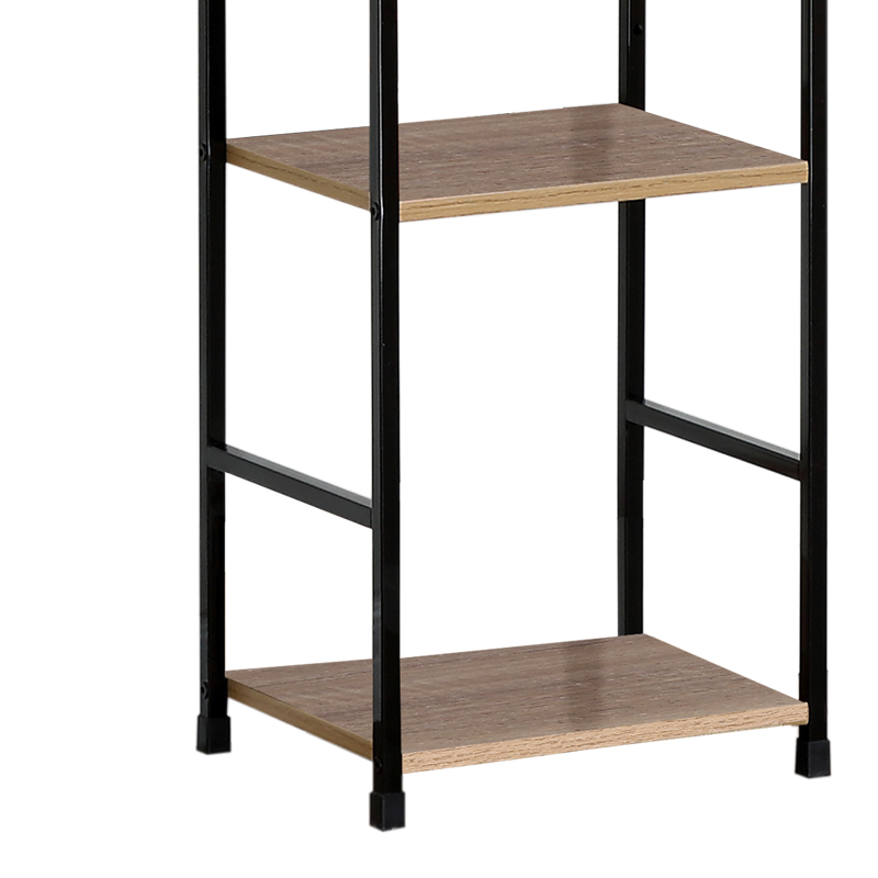 Βιβλιοθήκη Azuel pakoworld φυσικό-μαύρο μέταλλο 29x23.5x144εκ Βιβλιοθήκη Azuel pakoworld φυσικό-μαύρο μέταλλο 29x23.5x144εκ