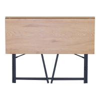 Γραφείο εργασίας Siklo pakoworld πτυσσόμενο oak- μαύρο μέταλλο 100x46x75.5εκ