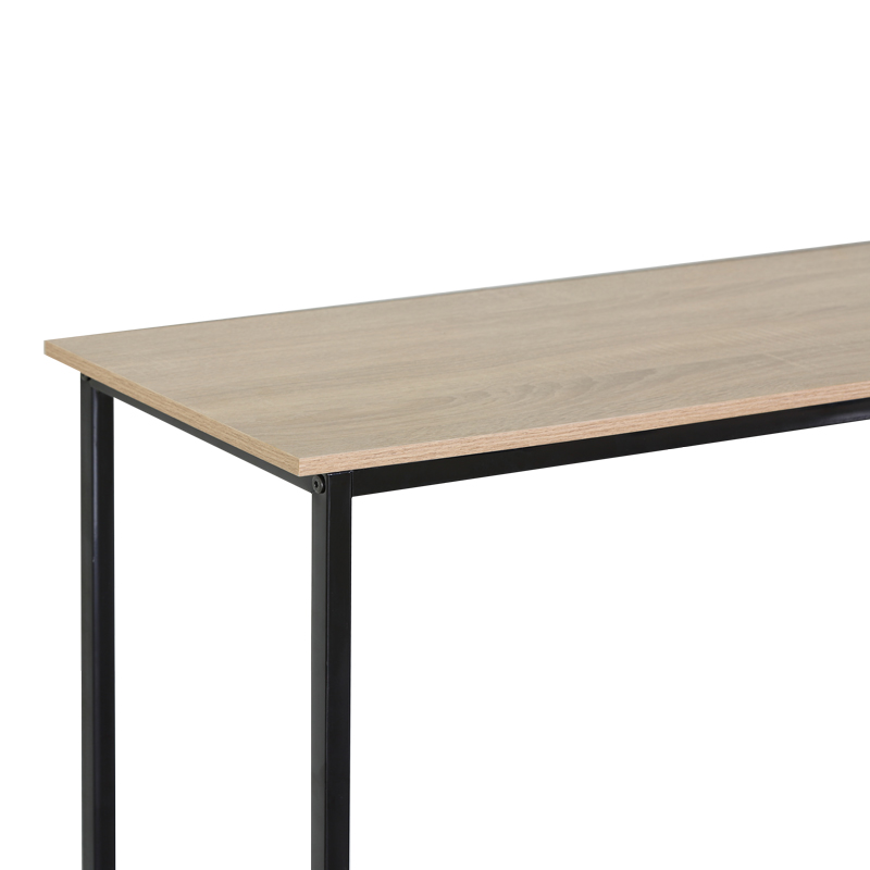 Κονσόλα Shima pakoworld oak- μαύρο μέταλλο 106x35x81εκ