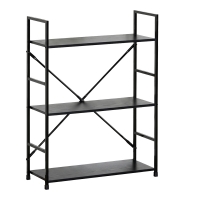 Βιβλιοθήκη-ραφιέρα Manlo pakoworld μαύρο μέταλλο 58.6x23.5x80εκ Βιβλιοθήκη-ραφιέρα Manlo pakoworld μαύρο μέταλλο 58.6x23.5x80εκ