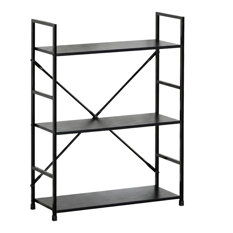 Βιβλιοθήκη-ραφιέρα Manlo pakoworld μαύρο μέταλλο 58.6x23.5x80εκ Βιβλιοθήκη-ραφιέρα Manlo pakoworld μαύρο μέταλλο 58.6x23.5x80εκ