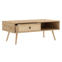 Τραπέζι σαλονιού Oslo pakoworld sonoma 110x59x41,5εκ Τραπέζι σαλονιού Oslo pakoworld sonoma 110x59x41,5εκ