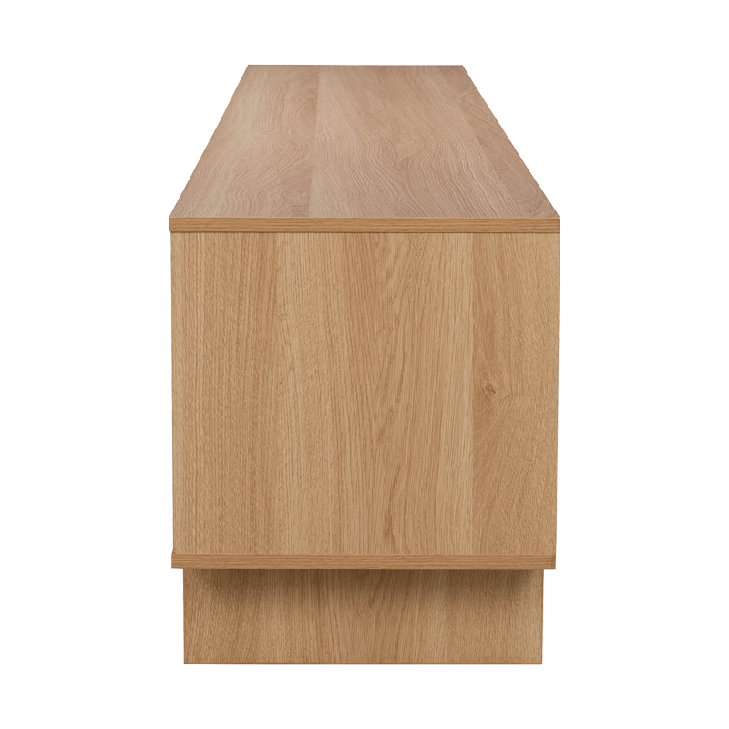 Έπιπλο τηλεόρασης Jenfia pakoworld mdf σε φυσική απόχρωση 180x39x45,5εκ