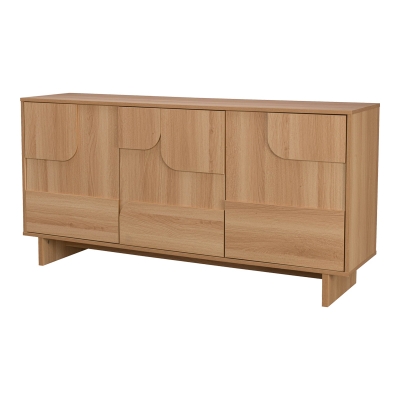 Μπουφές Jenfia pakoworld mdf σε φυσική απόχρωση 150x39x75,5εκ Μπουφές Jenfia pakoworld mdf σε φυσική απόχρωση 150x39x75,5εκ