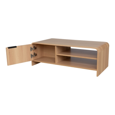 Τραπέζι σαλονιού Kelba pakoworld mdf σε φυσική απόχρωση 100x50x35,5εκ Τραπέζι σαλονιού Kelba pakoworld mdf σε φυσική απόχρωση 100x50x35,5εκ