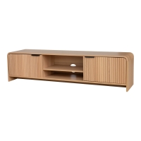 Έπιπλο τηλεόρασης Anfen pakoworld mdf σε φυσική απόχρωση 160x39x40,5εκ Έπιπλο τηλεόρασης Anfen pakoworld mdf σε φυσική απόχρωση 160x39x40,5εκ