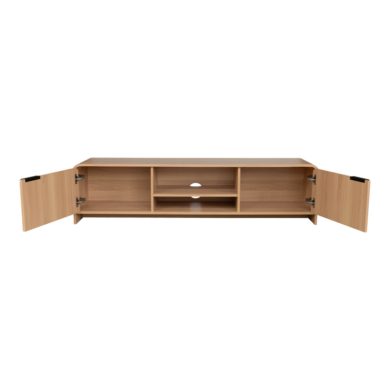 Έπιπλο τηλεόρασης Anfen pakoworld mdf σε φυσική απόχρωση 160x39x40,5εκ Έπιπλο τηλεόρασης Anfen pakoworld mdf σε φυσική απόχρωση 160x39x40,5εκ