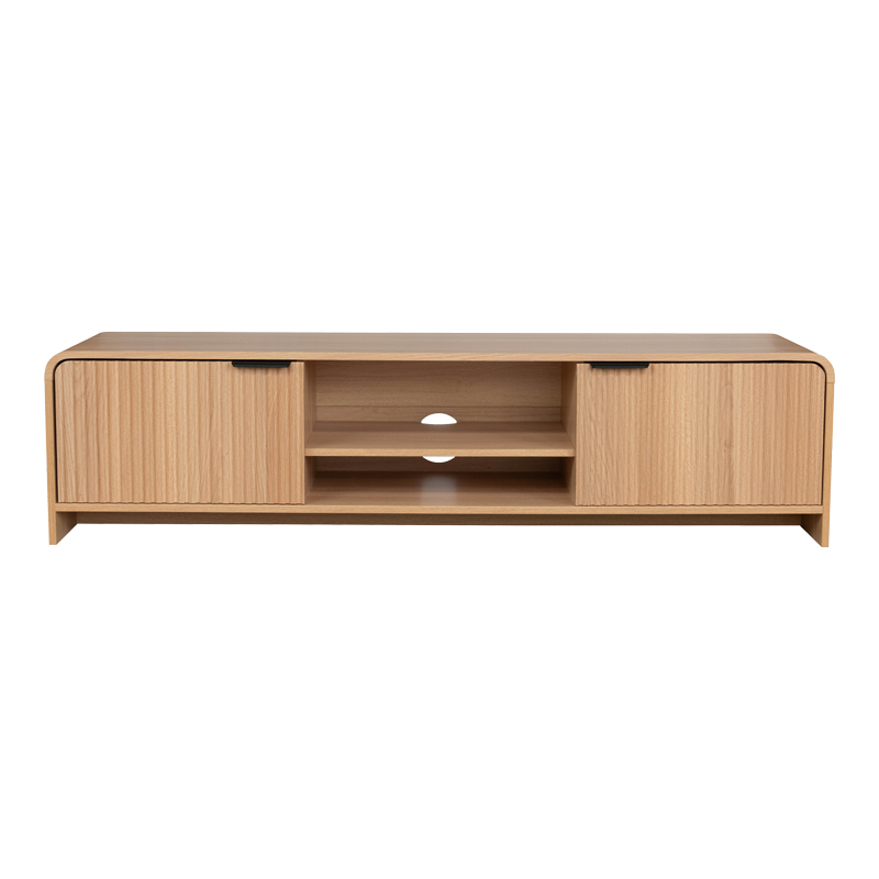 Έπιπλο τηλεόρασης Anfen pakoworld mdf σε φυσική απόχρωση 160x39x40,5εκ Έπιπλο τηλεόρασης Anfen pakoworld mdf σε φυσική απόχρωση 160x39x40,5εκ