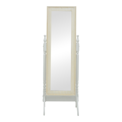 Καθρέπτης Malone Inart mdf σε λευκή αντικέ απόχρωση 55x50x160εκ Καθρέπτης Malone Inart mdf σε λευκή αντικέ απόχρωση 55x50x160εκ