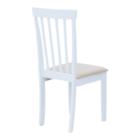 Καρέκλα Houston pakoworld σε λευκή απόχρωση 40x49x94εκ