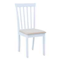 Καρέκλα Houston pakoworld σε λευκή απόχρωση 40x49x94εκ