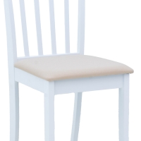 Καρέκλα Houston pakoworld σε λευκή απόχρωση 40x49x94εκ