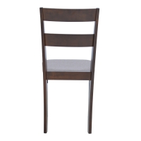 Καρέκλα Dallan  pakoworld σε καρυδί απόχρωση 40x47.5x89εκ