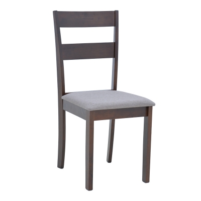 Καρέκλα Dallan pakoworld rubberwood σε καρυδί απόχρωση 40x47.5x89εκ