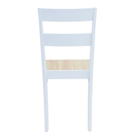 Καρέκλα York pakoworld σε λευκή-φυσική απόχρωση 39.5x47.5x89εκ Καρέκλα York pakoworld σε λευκή-φυσική απόχρωση 39.5x47.5x89εκ