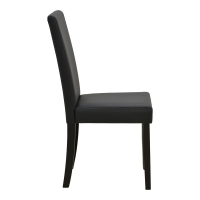 Καρέκλα Zeben pakoworld μαύρο PU με πόδι μαύρο rubberwood 43,5x55,5x93,5εκ Καρέκλα Zeben pakoworld μαύρο PU με πόδι μαύρο rubberwood 43,5x55,5x93,5εκ