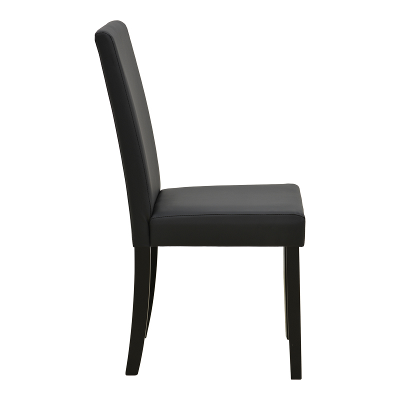 Καρέκλα Zeben pakoworld μαύρο PU με πόδι μαύρο rubberwood 43,5x55,5x93,5εκ Καρέκλα Zeben pakoworld μαύρο PU με πόδι μαύρο rubberwood 43,5x55,5x93,5εκ