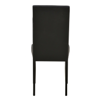 Καρέκλα Zeben pakoworld μαύρο PU με πόδι μαύρο rubberwood 43,5x55,5x93,5εκ Καρέκλα Zeben pakoworld μαύρο PU με πόδι μαύρο rubberwood 43,5x55,5x93,5εκ