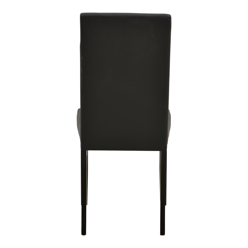 Καρέκλα Zeben pakoworld μαύρο PU με πόδι μαύρο rubberwood 43,5x55,5x93,5εκ Καρέκλα Zeben pakoworld μαύρο PU με πόδι μαύρο rubberwood 43,5x55,5x93,5εκ