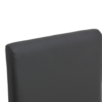 Καρέκλα Zeben pakoworld μαύρο PU με πόδι μαύρο rubberwood 43,5x55,5x93,5εκ Καρέκλα Zeben pakoworld μαύρο PU με πόδι μαύρο rubberwood 43,5x55,5x93,5εκ