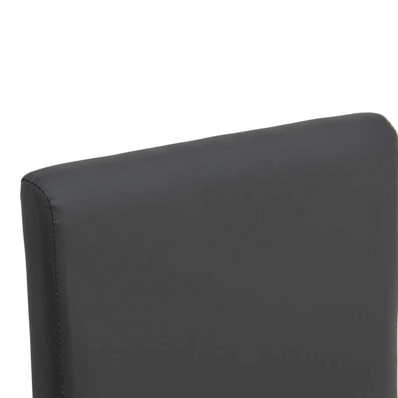 Καρέκλα Zeben pakoworld μαύρο PU με πόδι μαύρο rubberwood 43,5x55,5x93,5εκ Καρέκλα Zeben pakoworld μαύρο PU με πόδι μαύρο rubberwood 43,5x55,5x93,5εκ